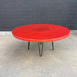 Mid-Century Modern Space Age Coffee Table with Planter & Hair Pin Legs, c.1960’s