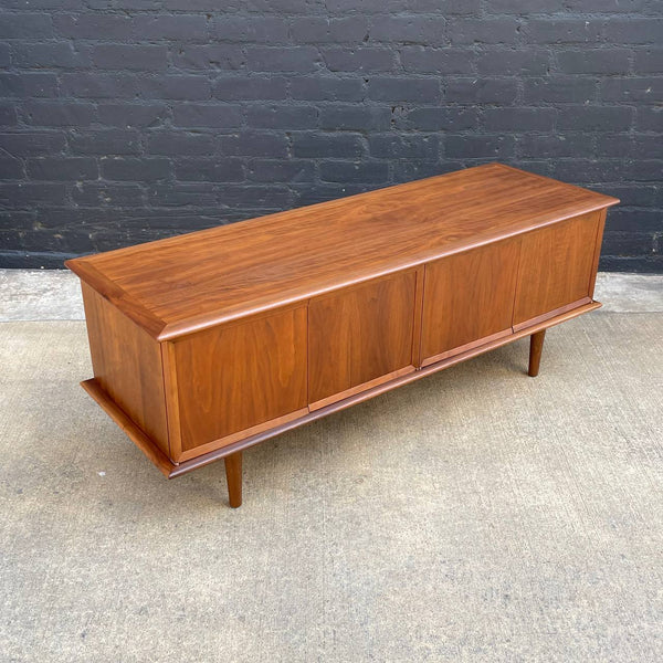 Mid-Century Modern Walnut Low-Profile Credenza, c.1960’s