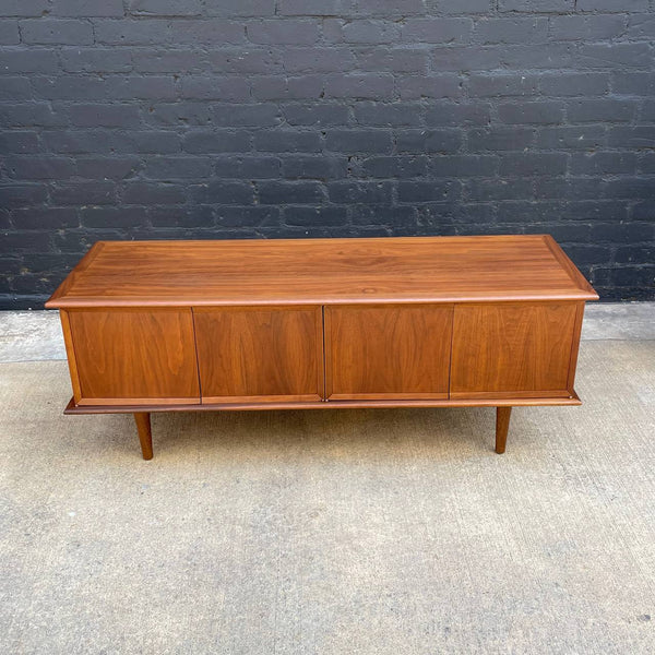 Mid-Century Modern Walnut Low-Profile Credenza, c.1960’s