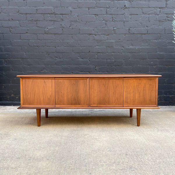 Mid-Century Modern Walnut Low-Profile Credenza, c.1960’s