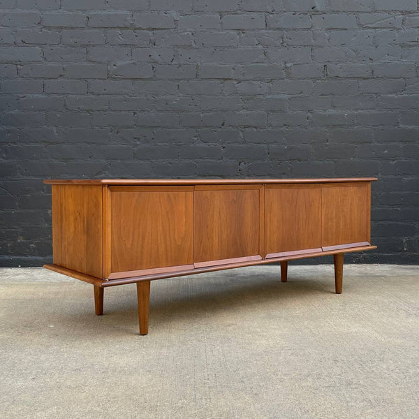 Mid-Century Modern Walnut Low-Profile Credenza, c.1960’s