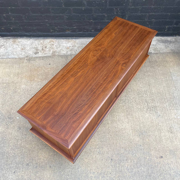 Mid-Century Modern Walnut Low-Profile Credenza, c.1960’s