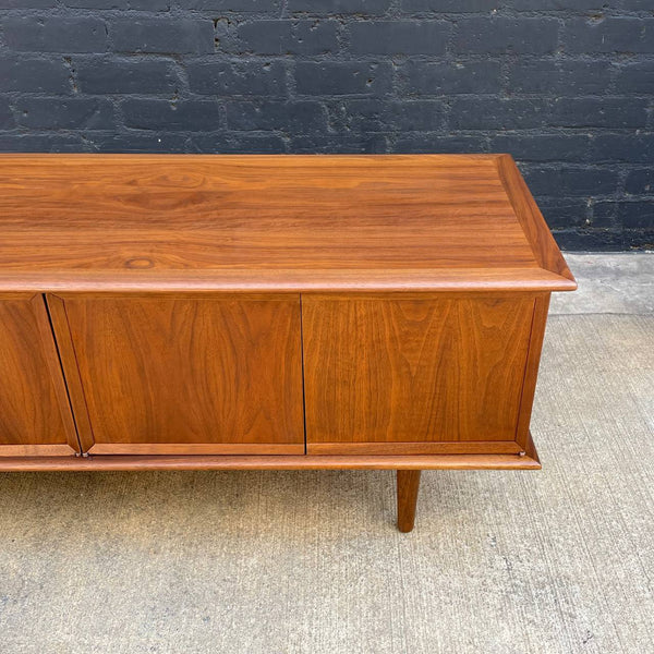 Mid-Century Modern Walnut Low-Profile Credenza, c.1960’s