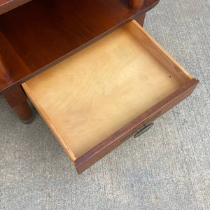 Pair of Mid-Century Modern Walnut Two-Tier Side Tables, c.1960’s