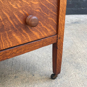 American Antique Mission Oak Highboy Chest of Drawers by Stickley, c.1940’s