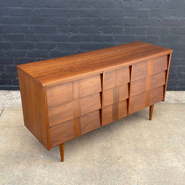 Mid-Century Modern Walnut 9-Drawer Dresser, c.1960’s