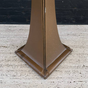 Antique Art Deco Table Lamp with Art Glass Shade, c.1950’s