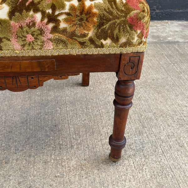 Pair of American Antique Eastlake Style Carved Side Chairs, c.1930’s