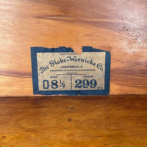 Vintage Stackable Barristers Oak & Glass Bookcase Shelf by Globe Wernicke, c.1930’s