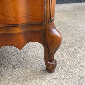 Pair of Antique French Provincial Carved Wood Night Stands, c.1960’s