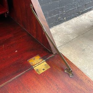 Antique French Provincial Mahogany Style Drop-Leaf Writing Desk, c.1960’s