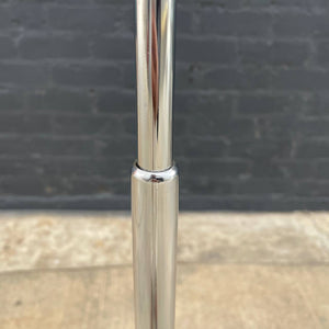 Mid-Century Modern Adjustable Goose Neck Chrome Floor Lamp, c.1970’s