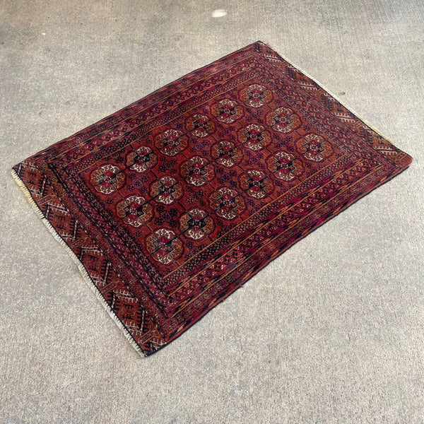 Vintage Persian Red Wool Carpet Rug, c.1960’s