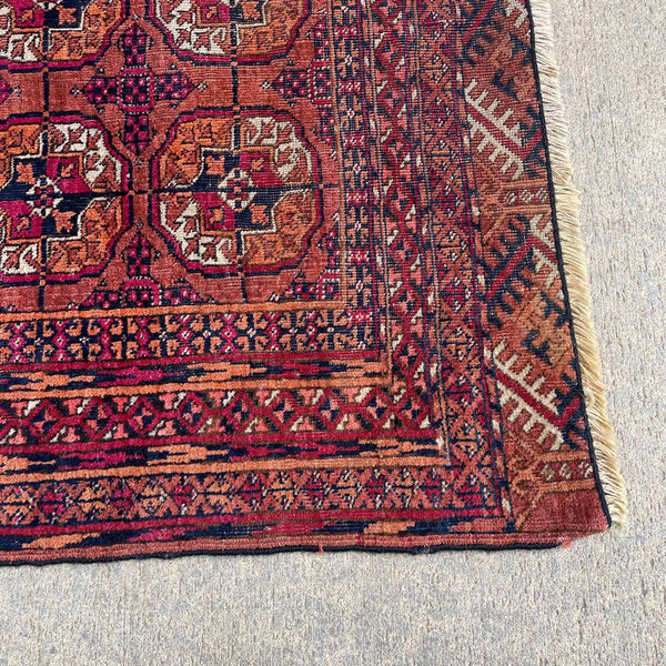 Vintage Persian Red Wool Carpet Rug, c.1960’s