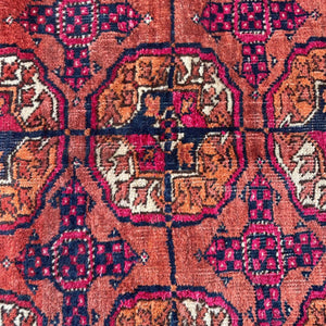 Vintage Persian Red Wool Carpet Rug, c.1960’s