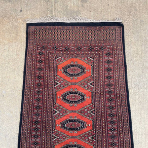 Vintage Persian Oriental Runner Wool Carpet Rug, c.1960’s