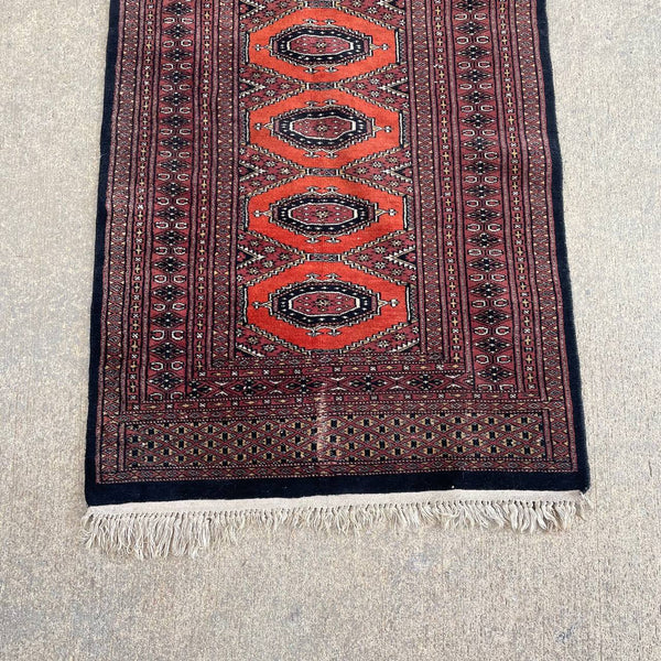 Vintage Persian Oriental Runner Wool Carpet Rug, c.1960’s