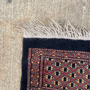 Vintage Persian Oriental Runner Wool Carpet Rug, c.1960’s