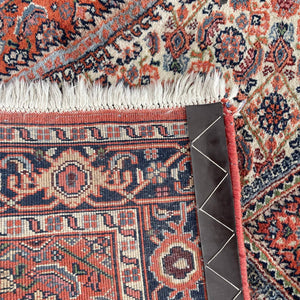 Vintage Persian Red Oriental Wool Carpet Rug, c.1940’s