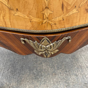 Pair of French Antique Rosewood & Burl Olive Wood Consoles, c.1960’s