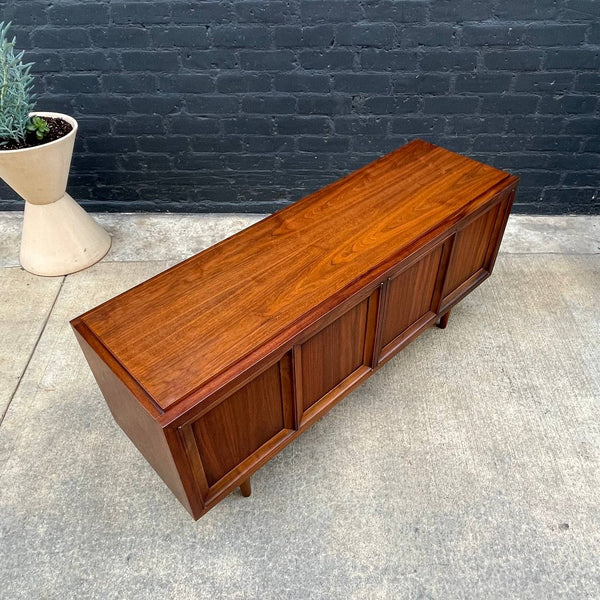 Vintage Mid-Century Modern Walnut Credenza, c.1960’s