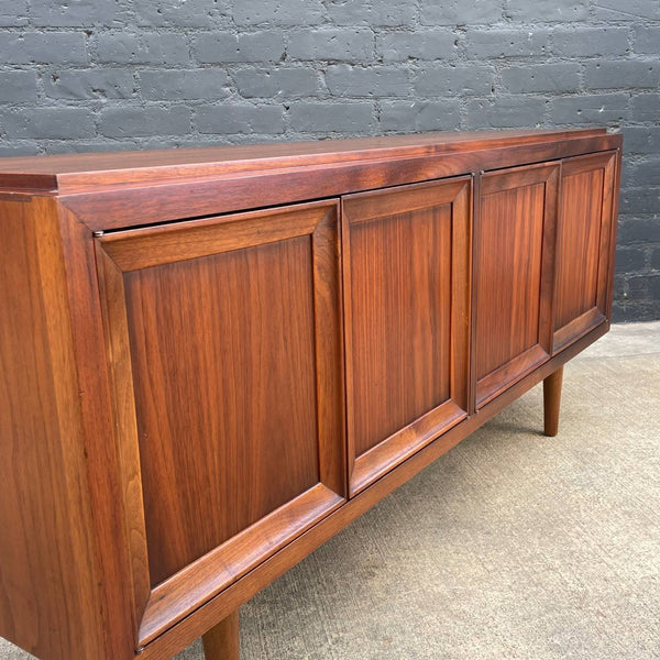 Vintage Mid-Century Modern Walnut Credenza, c.1960’s