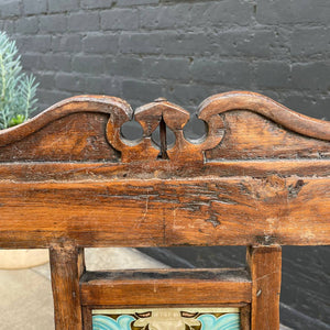 Vintage Boho Jungalow Style Garden Bench