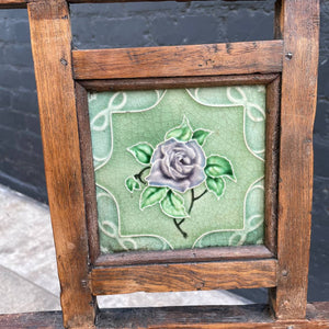 Vintage Boho Jungalow Style Garden Bench