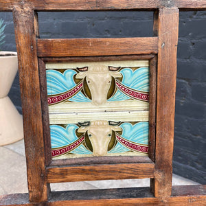 Vintage Boho Jungalow Style Garden Bench