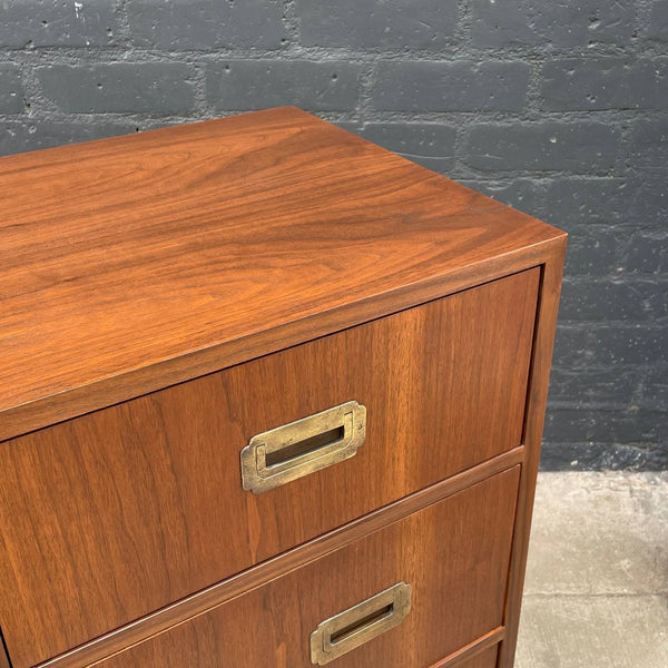 Pair of Mid-Century Modern Chest Dresser with Brass Accents by Lane, c.1950’s