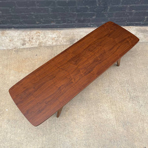 Mid-Century Modern Sculpted Walnut Coffee Table, c.1960’s
