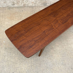 Mid-Century Modern Sculpted Walnut Coffee Table, c.1960’s