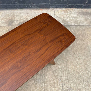 Mid-Century Modern Sculpted Walnut Coffee Table, c.1960’s