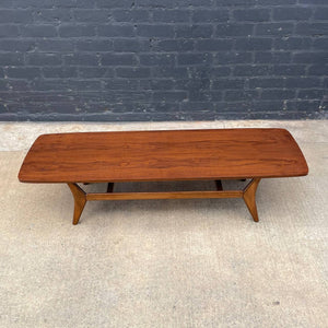 Mid-Century Modern Sculpted Walnut Coffee Table, c.1960’s