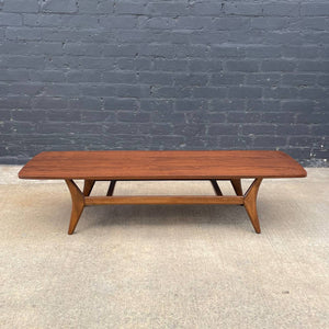Mid-Century Modern Sculpted Walnut Coffee Table, c.1960’s