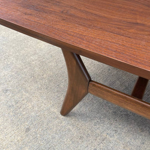 Mid-Century Modern Sculpted Walnut Coffee Table, c.1960’s