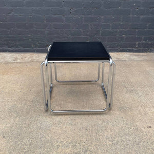 Pair of Mid-Century Modern Chrome Side Tables by Marcel Breuer, c.1960’s