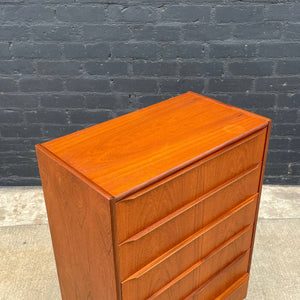 Mid-Century Danish Modern Teak Highboy Dresser, c.1960’s