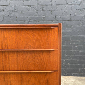 Mid-Century Danish Modern Teak Highboy Dresser, c.1960’s