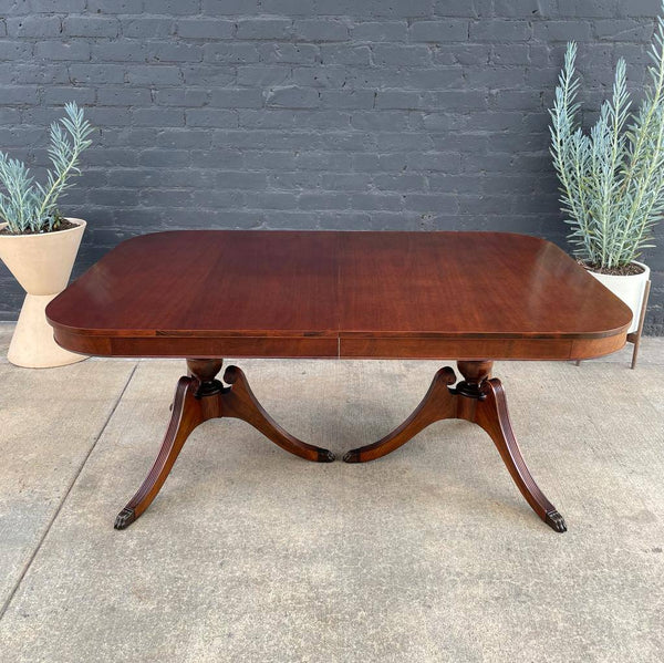 Antique Expanding Mahogany Dining Table, c.1950’s
