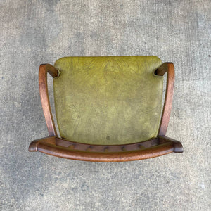 Set of 6 Mid-Century Modern Sculpted Walnut Dining Chairs, c.1950’s
