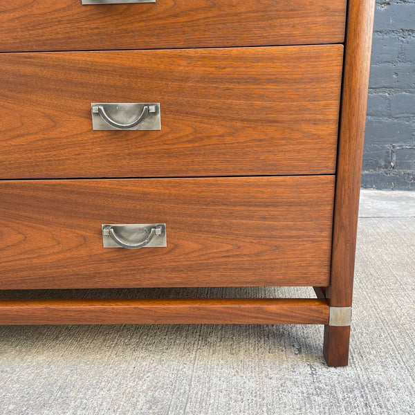 Mid-Century Modern 12-Drawer Walnut Dresser, c.1960’s