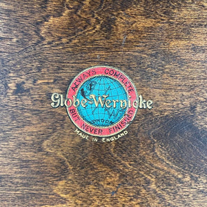 Vintage Stackable Barristers Oak & Glass Bookcase Shelf by Globe Wernicke, c.1930’s