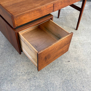 Mid-Century Modern Walnut Desk by Dillingham, c.1960’s