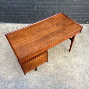 Mid-Century Modern Walnut Desk by Dillingham, c.1960’s