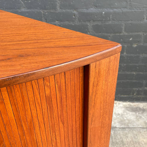 Mid-Century Modern Teak & Oak Danish Corner Cabinet, c.1960’s