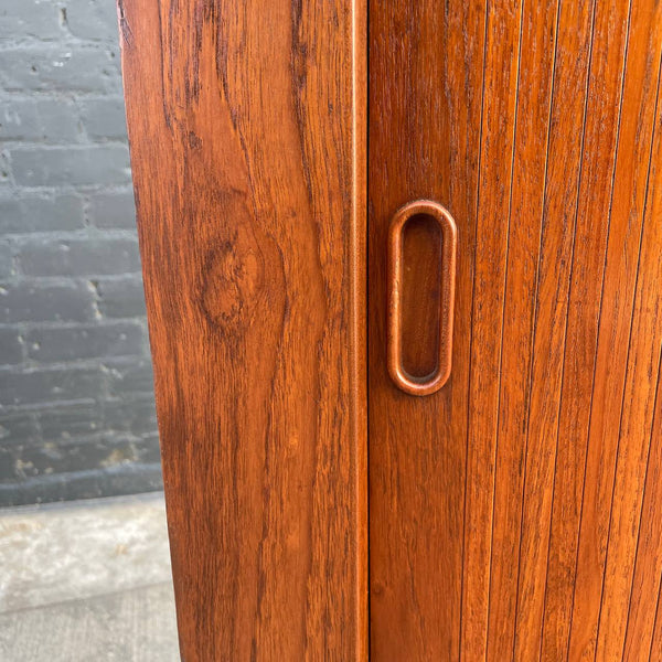 Mid-Century Modern Teak & Oak Danish Corner Cabinet, c.1960’s