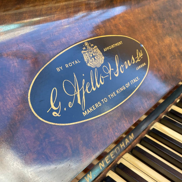 Antique Royal Mahogany Ajello & Sons Piano, c.1920’s