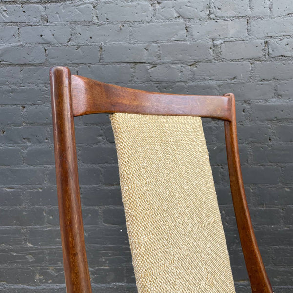 Set of 4 Mid-Century Modern Sculpted Walnut Dining Chairs, c.1960’s