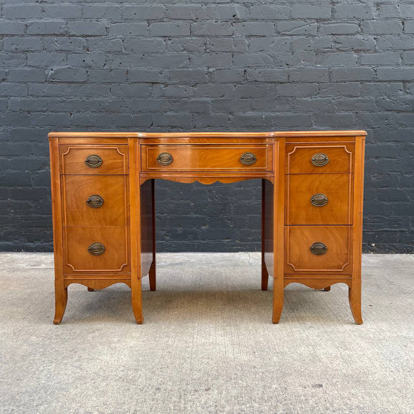 Antique Federal Style Desk with Brass Pulls, c.1950’s